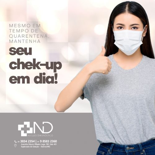 Já fez o seu check-up?